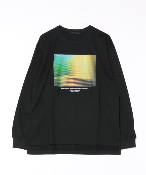 Wizzard（ウィザード）の「Wizzard ウィザード / GRAPHIC T-SHIRTS "EVERYTHING IS MORE COMPLICATED THAN VISIBLE" グラフィックプリントTシャツ ビッグシルエットロンT（Tシャツ/カットソー・メンズ・ホワイト/ブラック/チャコール・2/1/3）」の10枚目の写真