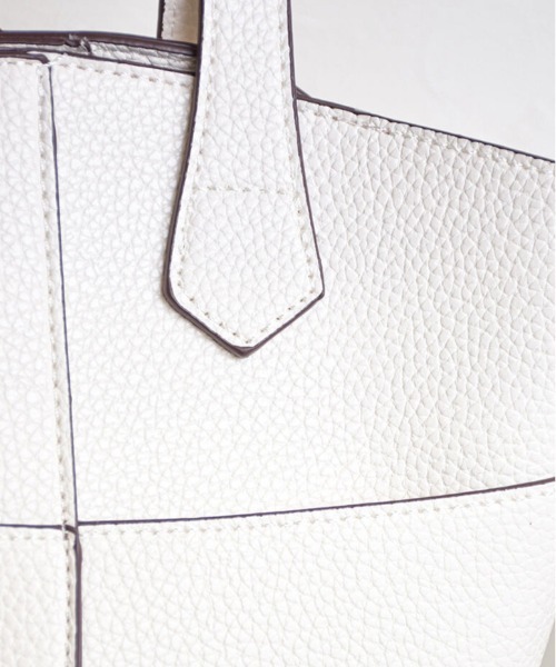 tukn.（トゥクン）の「2wayクラシックハンドバッグ　ショルダーバッグ（ショルダーバッグ・レディース・ブラック/ブラウン/アイボリー/グレー・FREE）」の15枚目の写真