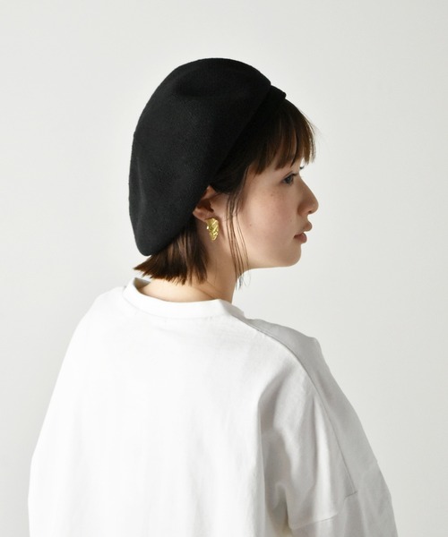 casita(RETRO GIRL)（カシータ）の「サーモベレー（ハンチング/ベレー帽・レディース・ベージュ/ブラック/グリーン/ブラウン・FREE）」の7枚目の写真