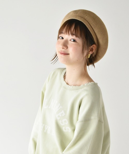 casita(RETRO GIRL)（カシータ）の「サーモベレー（ハンチング/ベレー帽・レディース・ベージュ/ブラック/グリーン/ブラウン・FREE）」の5枚目の写真