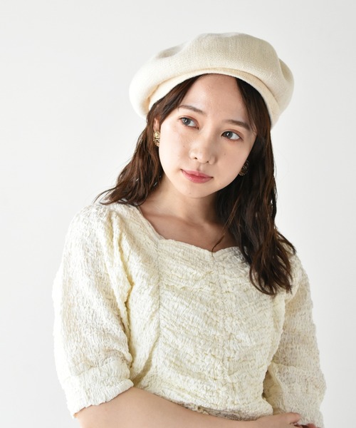 casita(RETRO GIRL)（カシータ）の「サーモベレー（ハンチング/ベレー帽・レディース・ベージュ/ブラック/グリーン/ブラウン・FREE）」の13枚目の写真