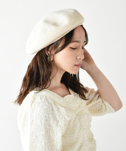 casita(RETRO GIRL)（カシータ）の「サーモベレー（ハンチング/ベレー帽・レディース・ベージュ/ブラック/グリーン/ブラウン・FREE）」の12枚目の写真