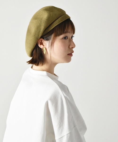 casita(RETRO GIRL)（カシータ）の「サーモベレー（ハンチング/ベレー帽・レディース・ベージュ/ブラック/グリーン/ブラウン・FREE）」の10枚目の写真