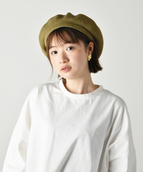 casita(RETRO GIRL)（カシータ）の「サーモベレー（ハンチング/ベレー帽・レディース・ベージュ/ブラック/グリーン/ブラウン・FREE）」の11枚目の写真