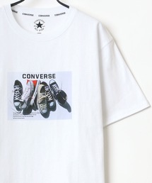 CONVERSE/コンバース フロント/バックプリント シューズ フォト グラフィック Tシャツ