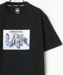 CONVERSE（コンバース）の「CONVERSE/コンバース フロント/バックプリント シューズ フォト グラフィック Tシャツ（Tシャツ/カットソー・メンズ）」