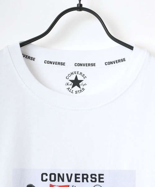 CONVERSE(コンバース)の「CONVERSE/コンバース フロント/バックプリント シューズ フォト グラフィック Tシャツ(Tシャツ/カットソー・メンズ・ホワイト/ブラック/グリーン/ホワイト系その他・LL/M/L)」の11枚目の写真