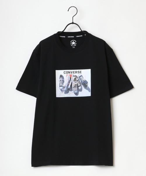 CONVERSE(コンバース)の「CONVERSE/コンバース フロント/バックプリント シューズ フォト グラフィック Tシャツ(Tシャツ/カットソー・メンズ・ホワイト/ブラック/グリーン/ホワイト系その他・LL/M/L)」の12枚目の写真