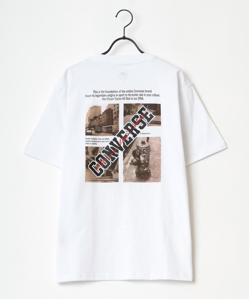 CONVERSE(コンバース)の「CONVERSE/コンバース フロント/バックプリント シューズ フォト グラフィック Tシャツ(Tシャツ/カットソー・メンズ・ホワイト/ブラック/グリーン/ホワイト系その他・LL/M/L)」の5枚目の写真