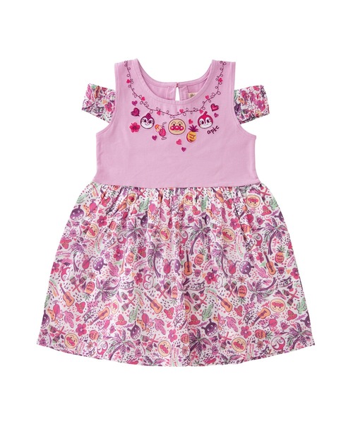 Kids Kids Anpanman 肩出しワンピース ワンピース Anpanman ワンピース Collection アンパンマン キッズコレクション のファッション