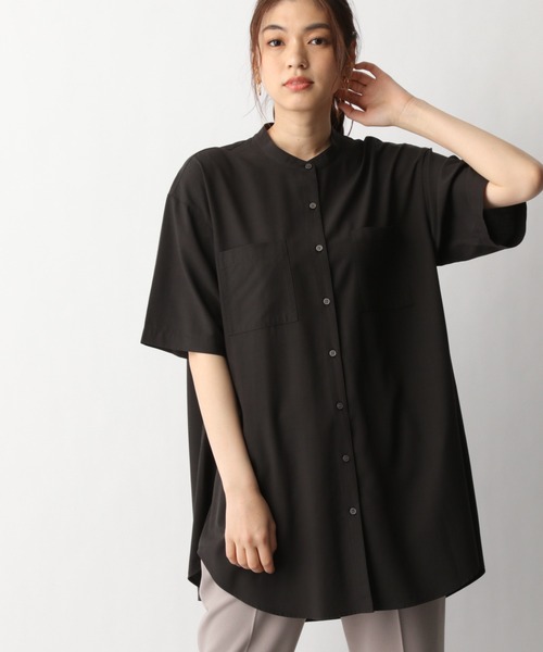 GLOBAL WORK（グローバルワーク）の「サラサラバンドシャツ半袖/932269