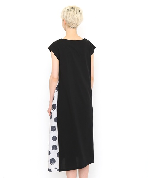 新品・未使用✴︎グレイスクラブ・ラム革使用ノースリーブ ワンピース ・Lサイズ ✴︎ 未使用】ZARA ワンピース ドット柄 レース ノースリーブ ロング