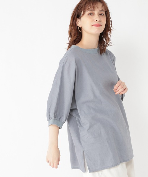 studio CLIP（スタディオクリップ）の「柄アソートドルマンTブラウス（シャツ/ブラウス・レディース・ライトベージュ/サックスブルー/オフホワイト/ブラック・FREE）」の5枚目の写真