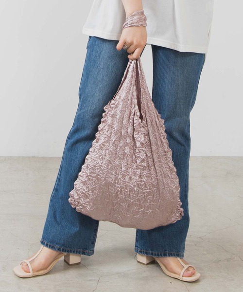 WEGO(ウィゴー)の「WEGO/【ZOZOTOWN&一部店限定】マルシェバッグ(トートバッグ・レディース・ブラック系その他2/その他2/ブラウン/その他1/オフホワイト/グリーン系その他2/ブルー/パープル系その他2/ベージュ系その他/パープル/ブラック/その他3/その他4/その他5・FREE)」の6枚目の写真