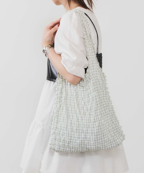 WEGO(ウィゴー)の「WEGO/【ZOZOTOWN&一部店限定】マルシェバッグ(トートバッグ・レディース・ブラック系その他2/その他2/ブラウン/その他1/オフホワイト/グリーン系その他2/ブルー/パープル系その他2/ベージュ系その他/パープル/ブラック/その他3/その他4/その他5・FREE)」の7枚目の写真