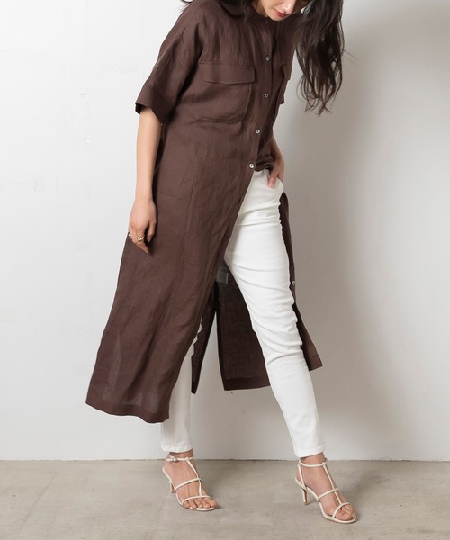 INDIMARK】ウエストリブ3Dテーパードパンツ（デニムパンツ）｜EUCLAID