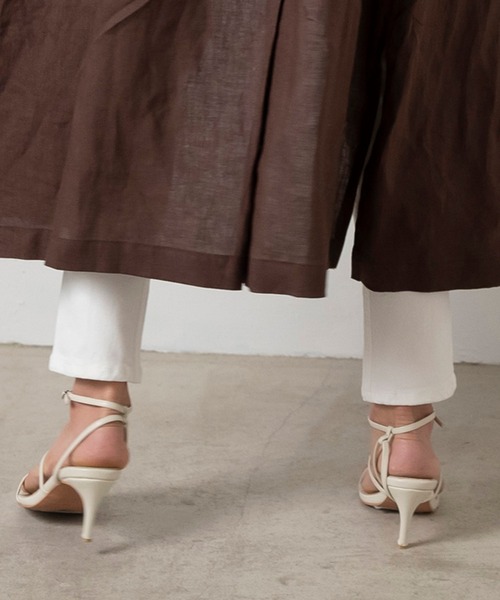 INDIMARK】ウエストリブ3Dテーパードパンツ（デニムパンツ）｜EUCLAID