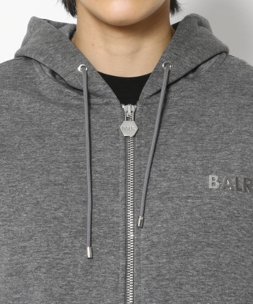 BALR.（ボーラー）の「BALR./ボーラー/Q-SERIES STRAIGHT ZIP HD/ジップフーディー/正規商品（パーカー・メンズ・ブラック/チャコール/レッド・SMALL/X-SMALL/MEDIUM/LARGE）」の9枚目の写真