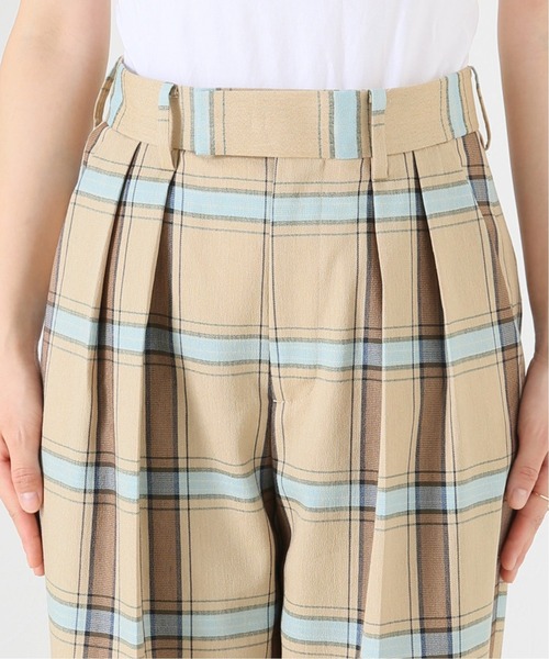 セール】Li/E/R/Pu チェック2タックパンツ◇（その他パンツ