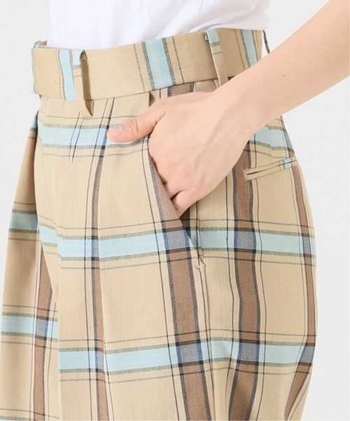 セール】Li/E/R/Pu チェック2タックパンツ◇（その他パンツ