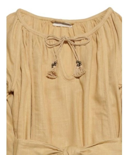 styles（スタイルス）の「BETWEEN SEA&SKY　Bella Gown　193111K21（ワンピース・レディース・ライトイエロー・X-SMALL）」の6枚目の写真