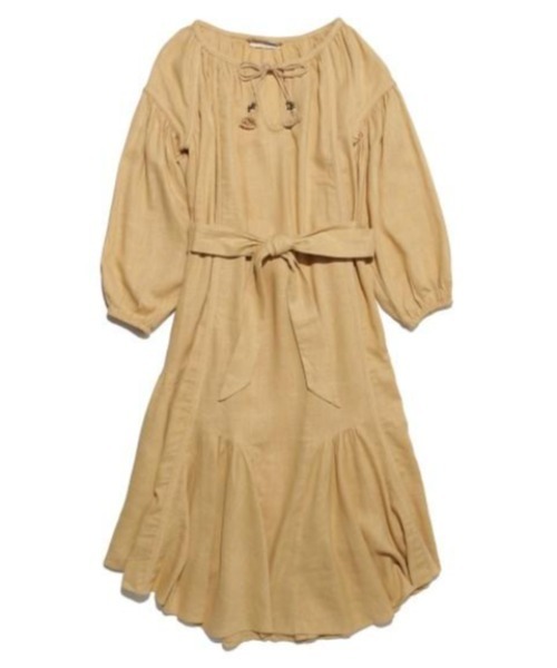 styles（スタイルス）の「BETWEEN SEA&SKY　Bella Gown　193111K21（ワンピース・レディース・ライトイエロー・X-SMALL）」の4枚目の写真