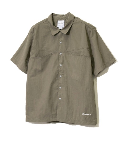 Gramicci（グラミチ）の「GRAMICCI/グラミチ　SHELL CAMP SHIRTS（シャツ/ブラウス・メンズ・ブラック/オリーブ・MEDIUM/LARGE）」の10枚目の写真