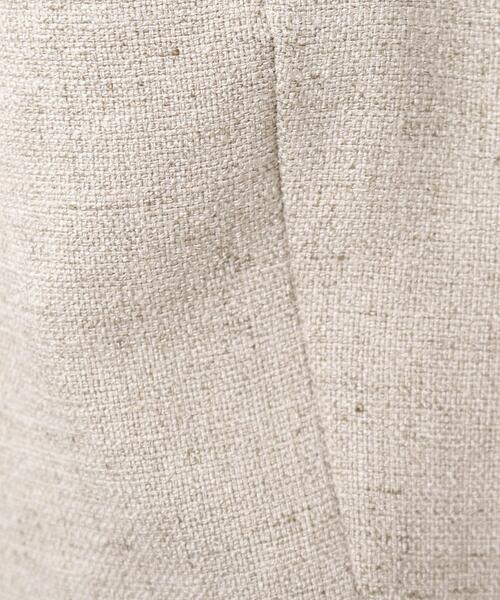 UNTITLED（アンタイトル）の「◆「L」【洗える】ドレッサーアーステックリネンセンタープレスパンツ（スーツパンツ・レディース・ネイビー/ベージュ/ライトグレー・50/04/44/48/46/42）」の15枚目の写真