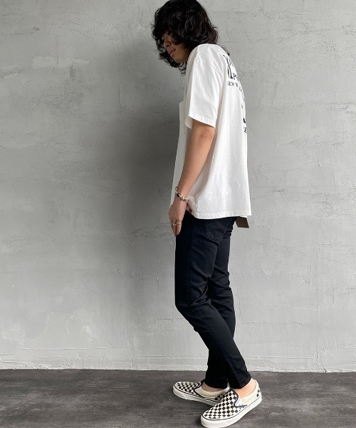 Manhattan Portage（マンハッタンポーテージ）の「[MANHATTAN PORTAGE/マンハッタンポーテージ] バックプリント ポケットTシャツ（Tシャツ/カットソー・レディース・ホワイト/ベージュ・M/L）」の11枚目の写真