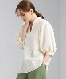 green label relaxing | エンブロイダリー ボリューム スリーブ ブラウス(シャツ/ブラウス)