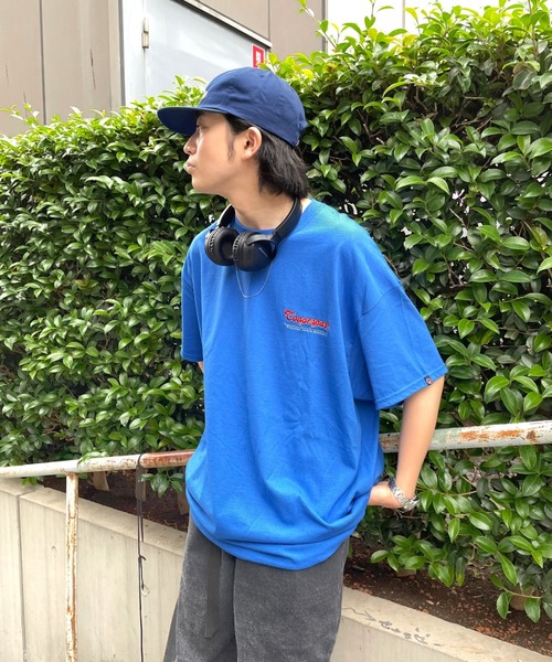 WHO'S WHO gallery(フーズフーギャラリー)の「COOPERPARKミニワッペンカレッジ刺繍TEE(Tシャツ/カットソー・メンズ・ホワイト/アッシュグレー/ネイビー/ブルー/グリーン・FREE)」の5枚目の写真