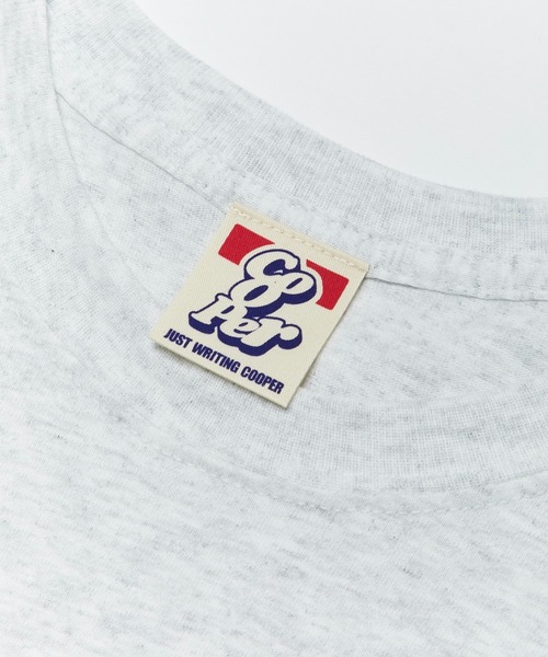 WHO'S WHO gallery(フーズフーギャラリー)の「COOPERPARKミニワッペンカレッジ刺繍TEE(Tシャツ/カットソー・メンズ・ホワイト/アッシュグレー/ネイビー/ブルー/グリーン・FREE)」の6枚目の写真