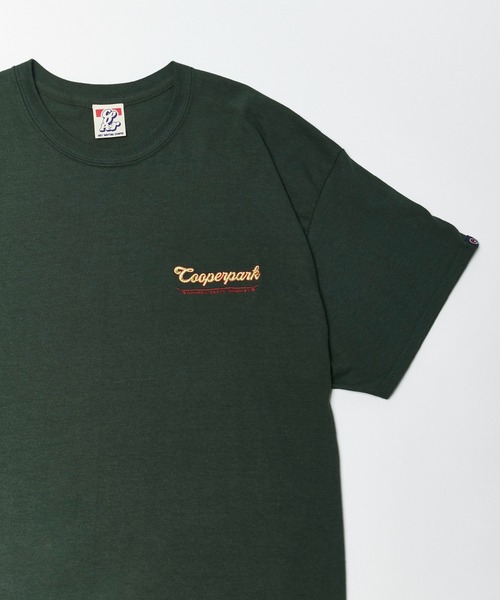 WHO'S WHO gallery(フーズフーギャラリー)の「COOPERPARKミニワッペンカレッジ刺繍TEE(Tシャツ/カットソー・メンズ・ホワイト/アッシュグレー/ネイビー/ブルー/グリーン・FREE)」の13枚目の写真