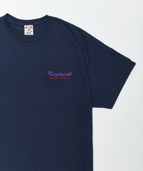 WHO'S WHO gallery(フーズフーギャラリー)の「COOPERPARKミニワッペンカレッジ刺繍TEE(Tシャツ/カットソー・メンズ・ホワイト/アッシュグレー/ネイビー/ブルー/グリーン・FREE)」の15枚目の写真