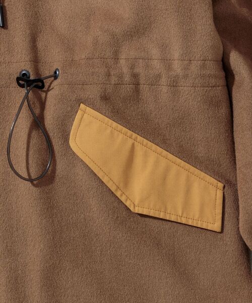 C DIEM（カルペディエム）の「C DIEM/カルペディエム/WOOL-Ny REVERSIBLE MODS モッズコート(MSO-21013)（モッズコート・メンズ・ブラック/ベージュ/キャメル・MEDIUM/LARGE/SMALL）」の17枚目の写真