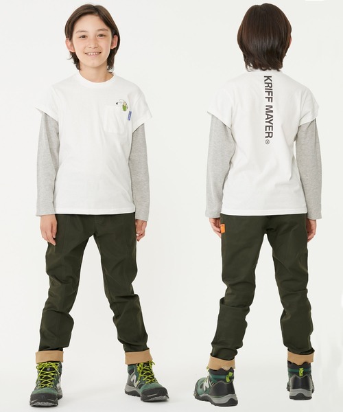 KRIFF MAYER（クリフメイヤー）の「オウサマパンツ（その他パンツ・キッズ・ベージュ/ネイビー/カーキ/レンガ/チャコール・120/130/140/150/160/170）」の9枚目の写真