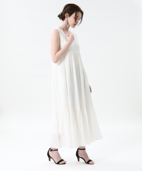 セール Maglie Par Ef De ピンタックティアードワンピース ドレス Maglie Par Ef De マーリエパーエフデ のファッション通販 Zozotown