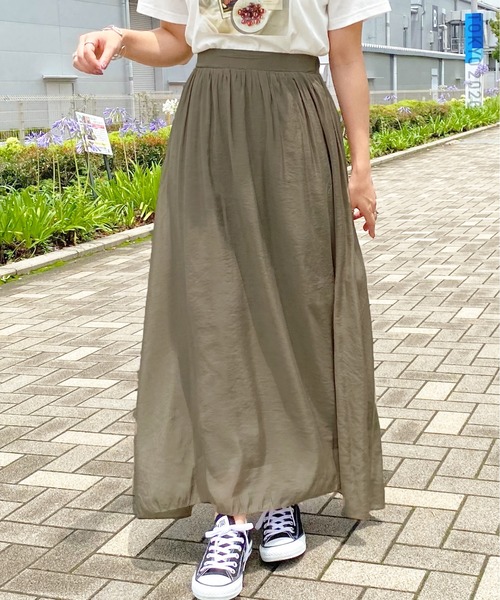 apres jour(アプレジュール)の「シアーボリュームスカート【ZOZOTOWN限定アイテム】(スカート・レディース・ベージュ/ブラック/ラベンダー/モカ・MEDIUM/SMALL/X-LARGE)」の17枚目の写真