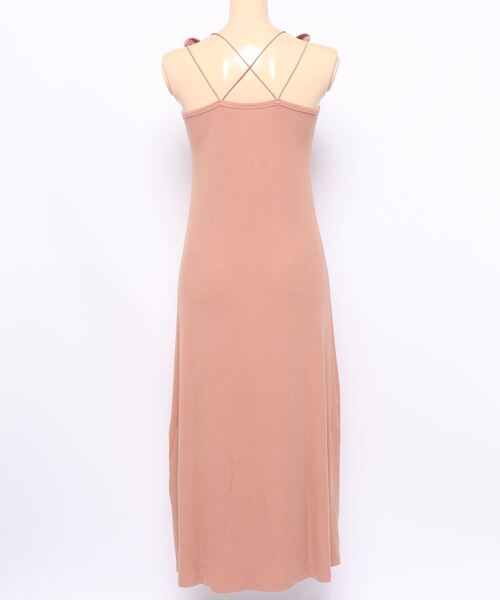 JUMELLE(ジュメロ)の「クロスラフワンピース(ワンピース・レディース・ピンク/ベージュ/ブラウン・FREE)」の5枚目の写真