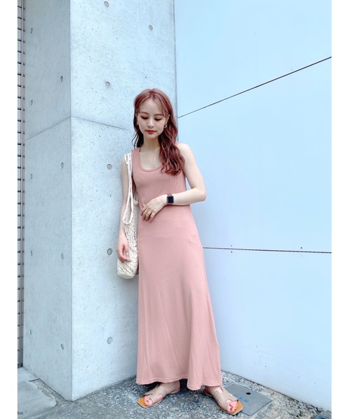 JUMELLE(ジュメロ)の「クロスラフワンピース(ワンピース・レディース・ピンク/ベージュ/ブラウン・FREE)」の14枚目の写真