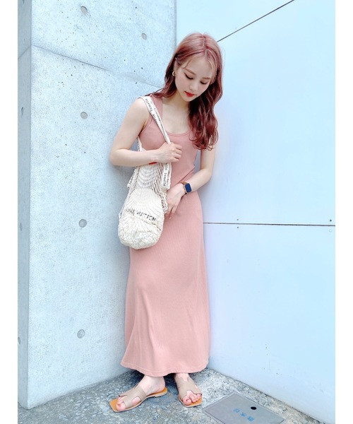 JUMELLE(ジュメロ)の「クロスラフワンピース(ワンピース・レディース・ピンク/ベージュ/ブラウン・FREE)」の16枚目の写真