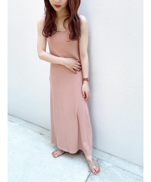 JUMELLE(ジュメロ)の「クロスラフワンピース(ワンピース・レディース・ピンク/ベージュ/ブラウン・FREE)」の20枚目の写真