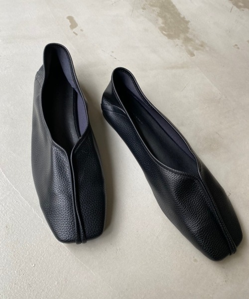 Aunt Marie's(アントマリーズ)の「パイピングフラットシューズ(バレエシューズ・レディース・ブラック/アイボリー/ボルドー/モカ・S/M/L/SMALL/MEDIUM/LARGE)」の13枚目の写真
