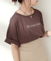 Chico | バックロゴショート丈ダメージT(Tシャツ/カットソー)