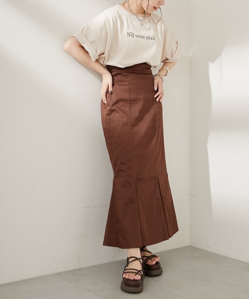 Chico（チコ）の「バックロゴショート丈ダメージT（Tシャツ/カットソー・レディース・ホワイト/ブラック/ブラウン/ベージュ・FREE）」の19枚目の写真