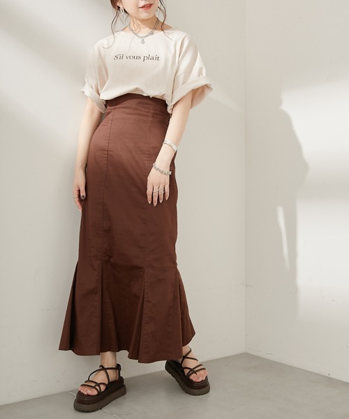 Chico（チコ）の「バックロゴショート丈ダメージT（Tシャツ/カットソー・レディース・ホワイト/ブラック/ブラウン/ベージュ・FREE）」の16枚目の写真