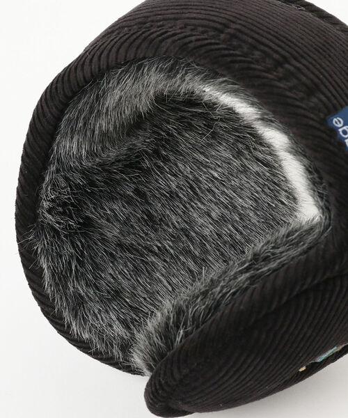 BEAMS（ビームス）の「AVERAGE × BEAMS / 別注 Corduroy Fish Bear Ear Muffler（イヤーマフ・メンズ・ブラウン/ネイビー/ブラック・ONE SIZE）」の5枚目の写真