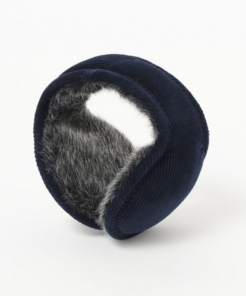 BEAMS（ビームス）の「AVERAGE × BEAMS / 別注 Corduroy Fish Bear Ear Muffler（イヤーマフ・メンズ・ブラウン/ネイビー/ブラック・ONE SIZE）」の12枚目の写真