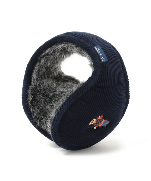 BEAMS（ビームス）の「AVERAGE × BEAMS / 別注 Corduroy Fish Bear Ear Muffler（イヤーマフ・メンズ・ブラウン/ネイビー/ブラック・ONE SIZE）」の16枚目の写真