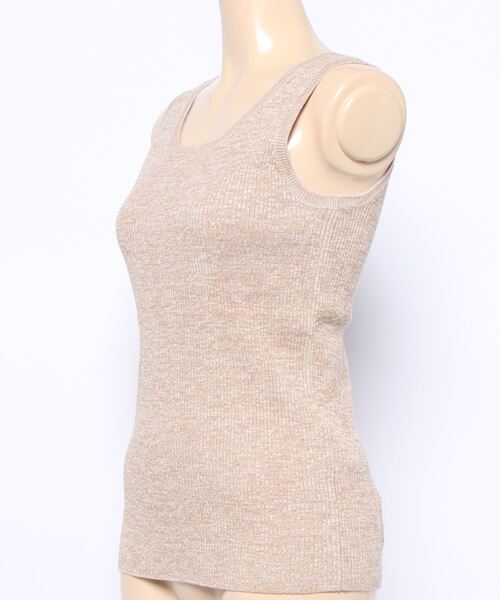 LOWRYS FARM（ローリーズファーム）の「ＭＩＸニットタンク　218218（タンクトップ・レディース・ベージュ/ブラック/ブルー/カーキ・FREE）」の7枚目の写真